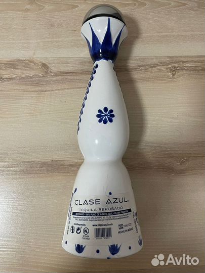 Бутылка clase azul tequila reposado