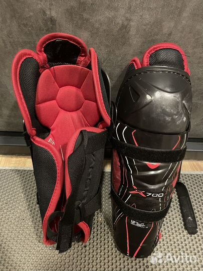 Щитки хоккейные bauer vapor x700,12 размер 30см