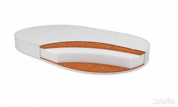 Овальный детский матрас