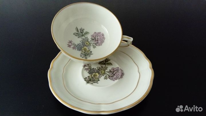 Чайные пары Limoges фарфор винтаж
