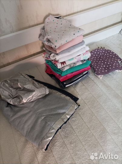 Одежда пакетом на девочку 110 116