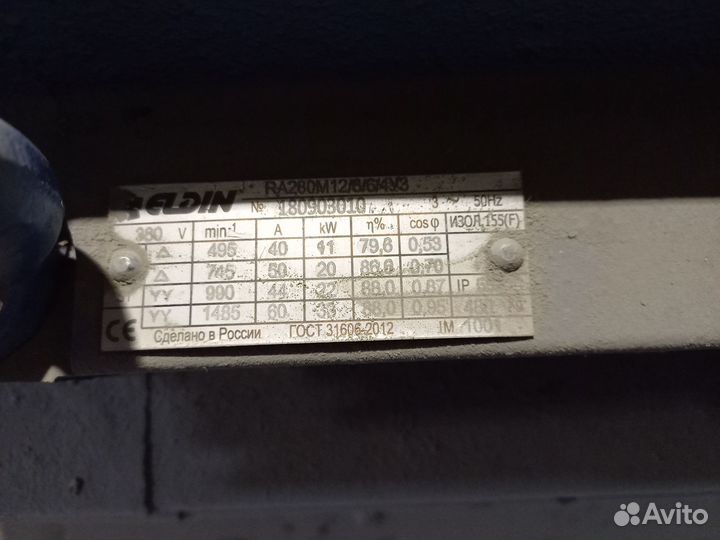 Электродвигатель RA280 М12/8/6/4 IM10015684