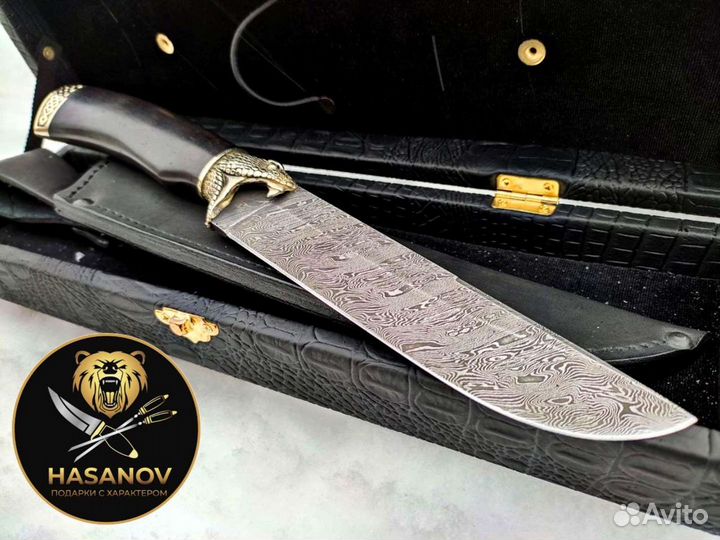 Нож из дамасской стали
