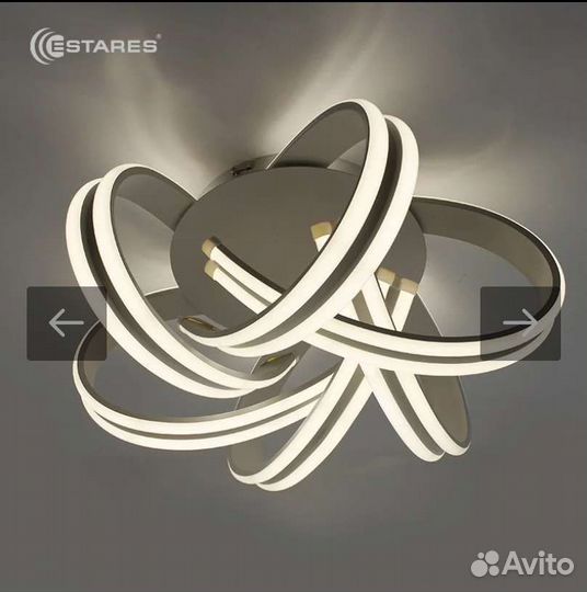Светодиодная люстра с пультом volna double 170W