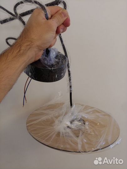 Подвесной светодиодный светильник из стекла