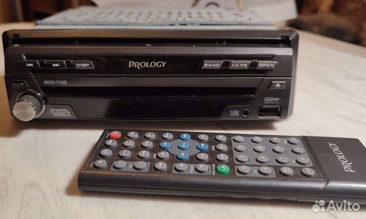 Автомагнитола 1din Prology MDD-716S