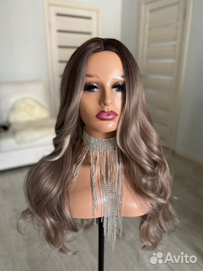 Парик пепельный блонд