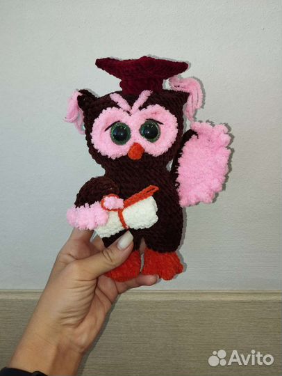 Вязанная учёная сова