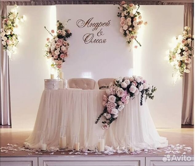 Оформление украшение декор свадьбы