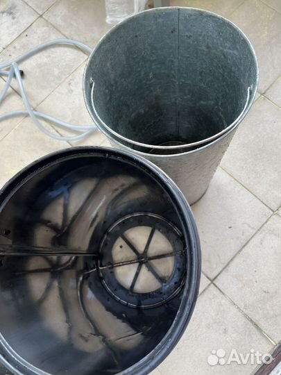 Урна металл педальная