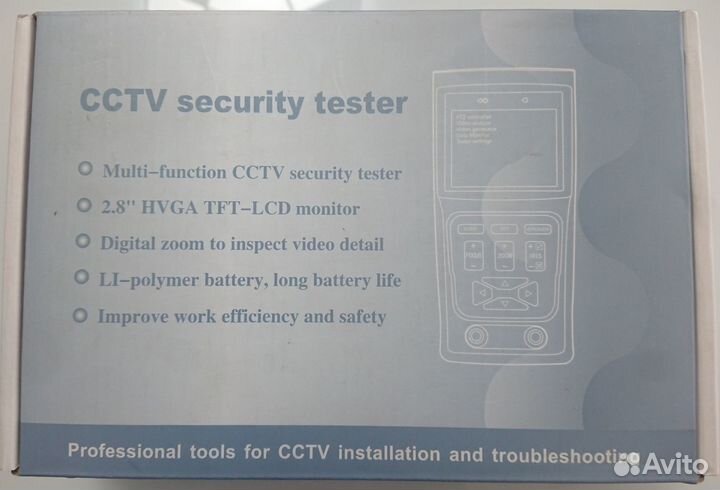 Тестер аналоговых камер видеонаблюдения