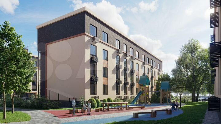 2-к. квартира, 61,6 м², 3/4 эт.