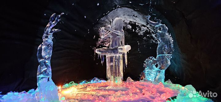 Снежная деревня, хибины