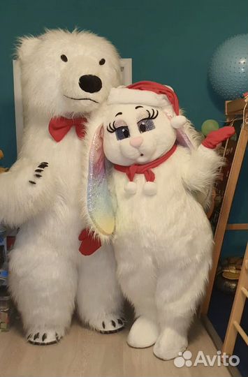 Мишка и зайчик