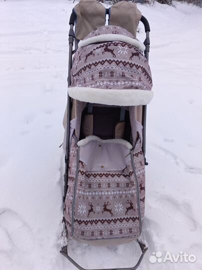 Детские санки коляска бу