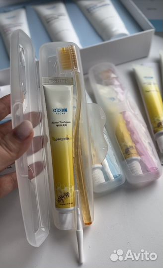 Зубная паста Атоми и щетки Атоми