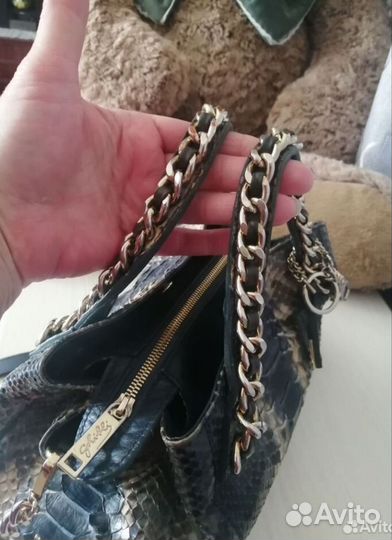 Сумка из кожи питона Италия