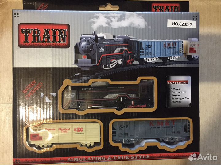 Железная дорога на батарейках новые