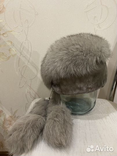 Шапка натуральный мех