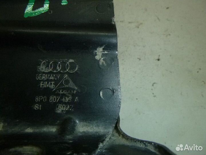 Кронштейн усилителя переднего бампера audi A3 8PA