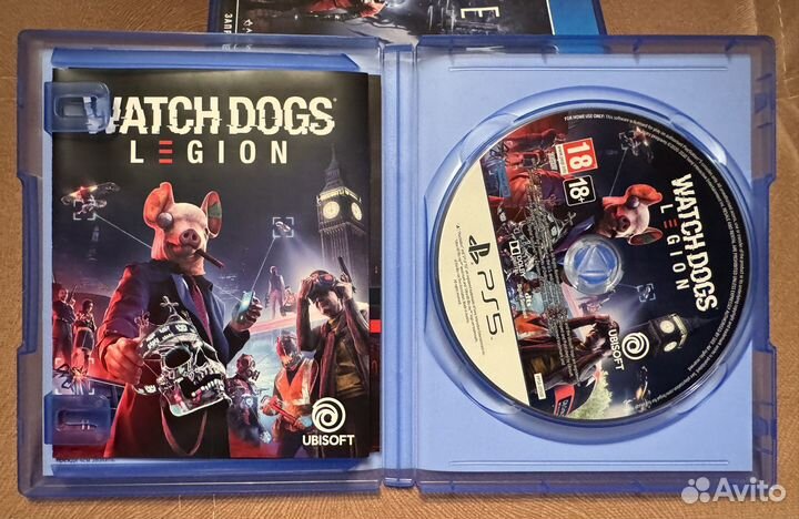 Watch dogs legion PS5 диск