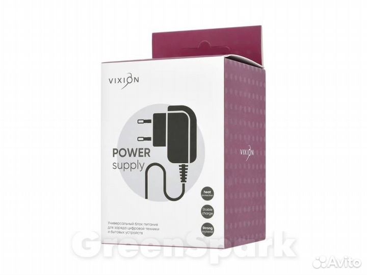 Универсальное зу для планшетов 12V / 2A 5.5*2.5 V