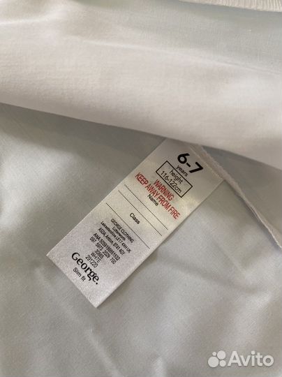 Рубашка George 116-122, новая