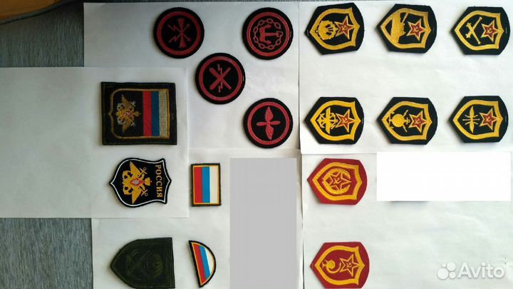 Шевроны, эмблемы, кокарды, погоны