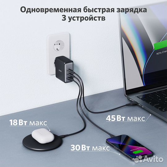 Сетевое зарядное устройство Anker PowerPort Nano