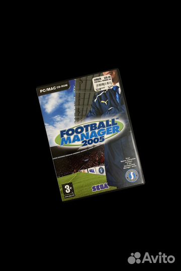 Football Manager 2005 зарубежная лицензия DVD-box
