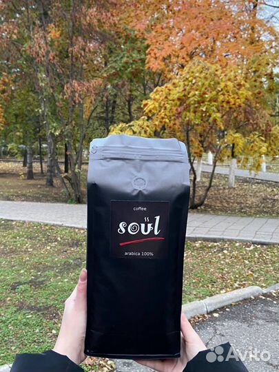 Кофе в зернах свежеобжаренный