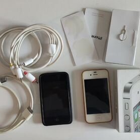 iPhone 4S, 16 гб + iPod touch 3, 8gb