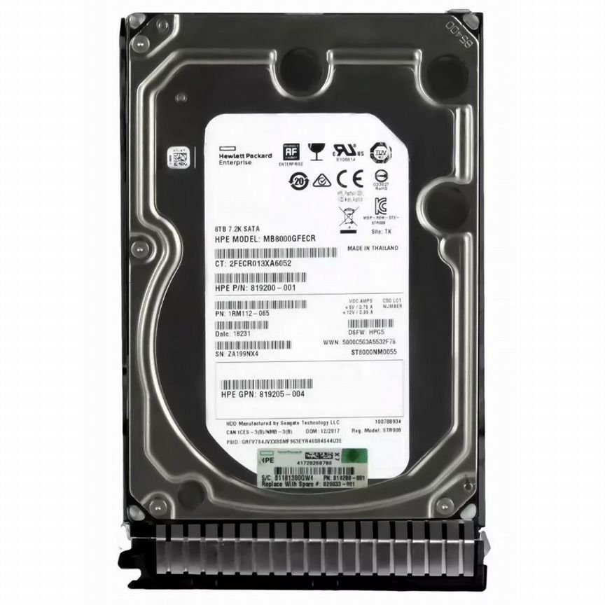 [MB8000GFECR] Жесткий Диск Hp Mb8000gfecr 8tb Sata3 3.5"