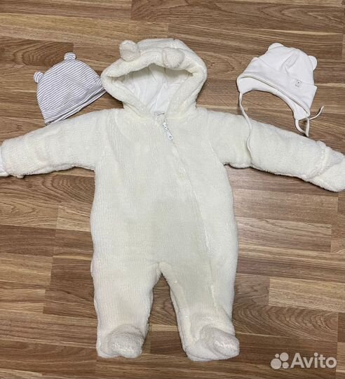 Комбинезон 2 шт и шапка 4 шт размер 68