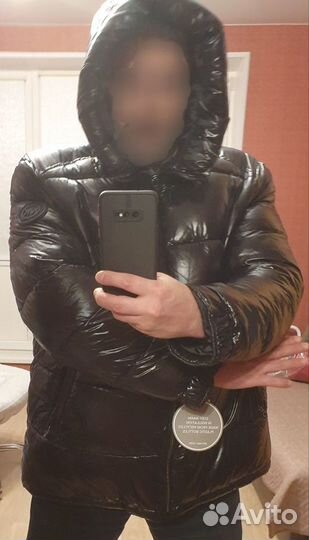 Мужск теплая стеганая куртка капюшон Michael Kors
