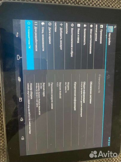 Планшет iru tablet pc