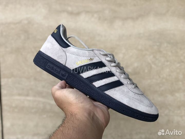 Кроссовки adidas handball spezial grey navy