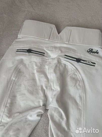 Бриджи spooks для конного спорта белые