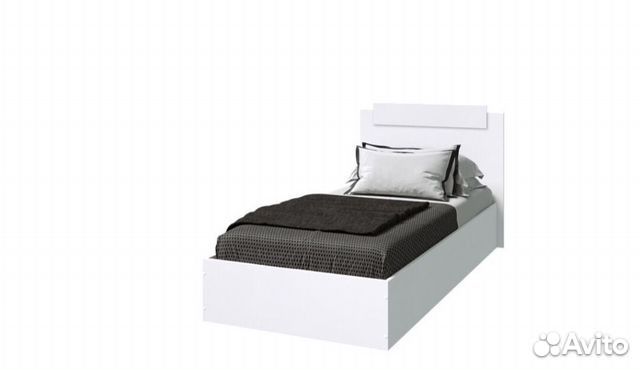 Кровать Эко 0,9 белая