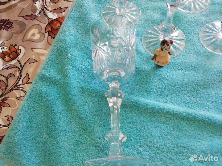 Хрустальные бокалы для шампанского СССР