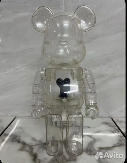 Фигурка Bearbrick heart 28 см 400%