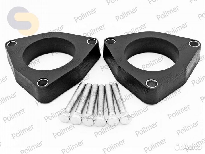 93-15-001/30 - Проставки увеличения клиренса передних стоек JAC - полиуретан 30 мм