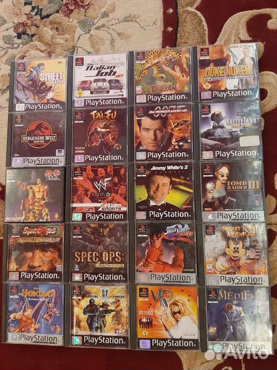 Игры/диски playstation 1 лицензия