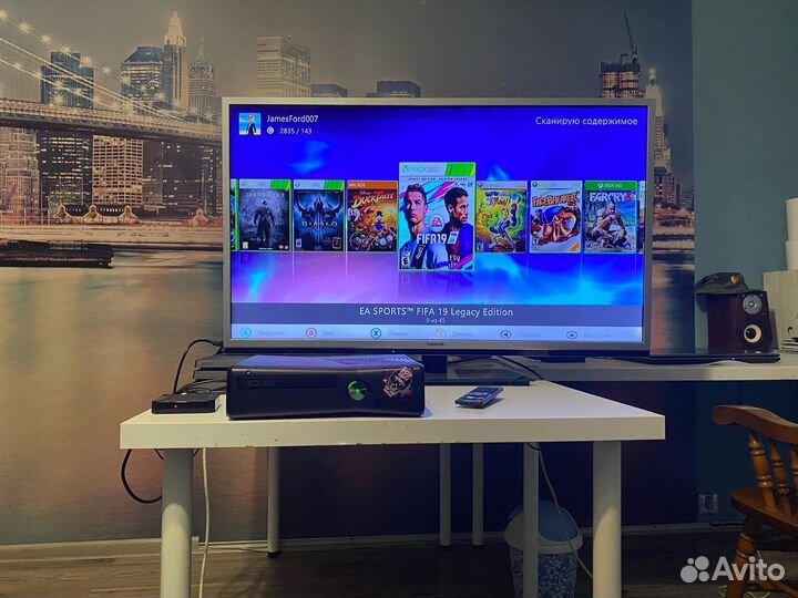 Xbox 360 slim прошитый с играми