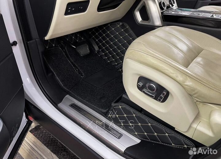 Коврики из экокожи в салон Land Rover