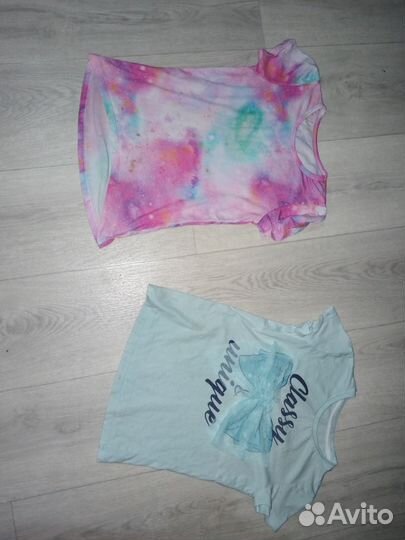 Вещи пакетом на девочку 122 128