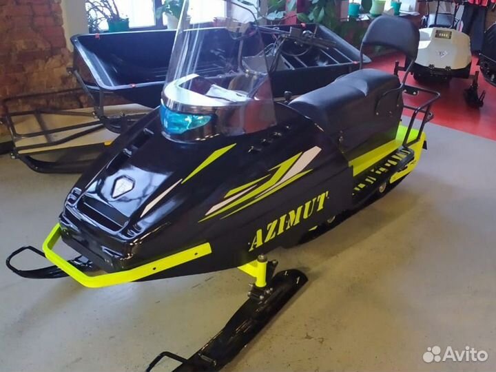 Снегоход-мотобуксировщик бурлак азимут 24 л.с