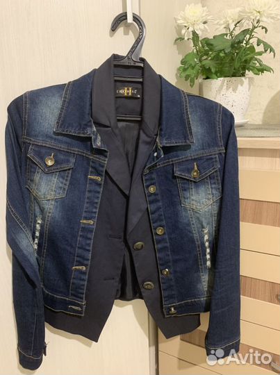 Джинсовка с мехом