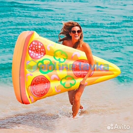 Надувной матрас Пицца 185*130 см