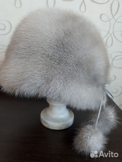 Шапка норковая 54-55 р-р